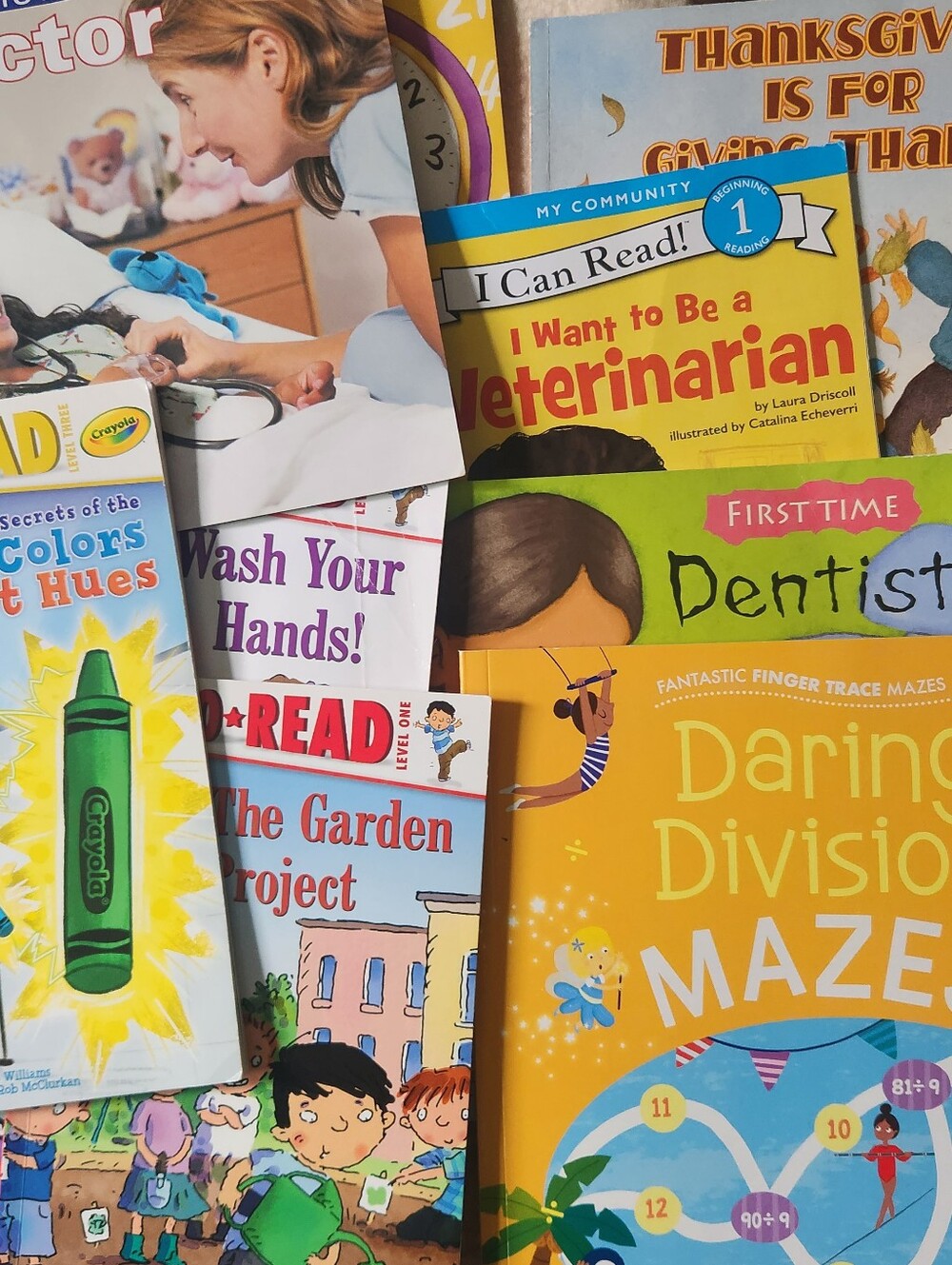 Kids Book Lot. Non Fiction. Total 10